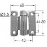 CHARNIERE INOX 270 60x60