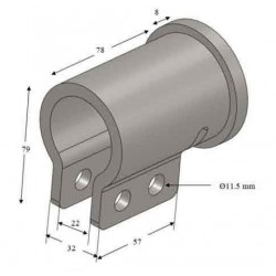 SUPPORT AILE 42 ZING A VISSE