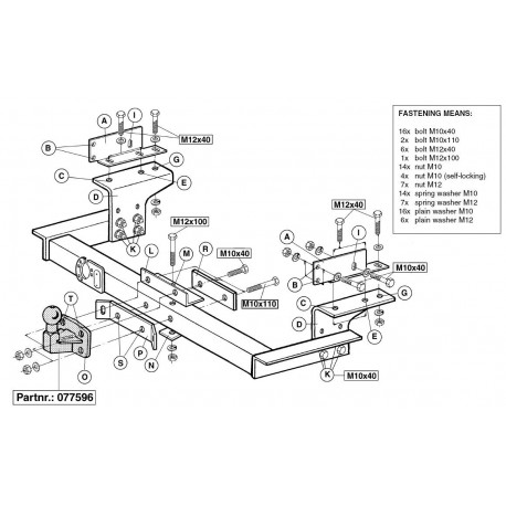 Attelages - DAILY / NEW DAILY (96-) fourgon et pick-up - Q000171