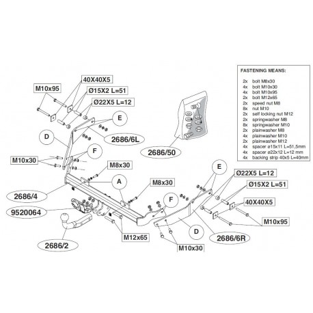 Atellage Berlingo Fourgonnette - Q000030 Atellage Berlingo Fourgonnette - Q000030