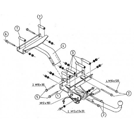 Attelages - STRADA Pick-up - Q000480