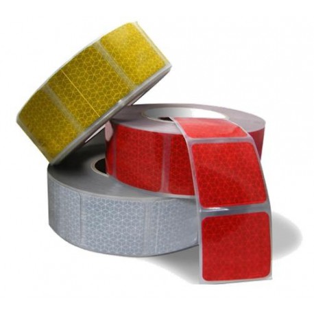 Bandes réfléchissantes BLANCHES Segmentées Pour bâche - I200021