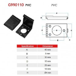 Cache-entrée PVC - G990110
