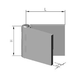 Charnières 5 nœuds Ep7.5 - G150143