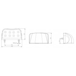 Éclaireur de plaque à LEDS - I550140