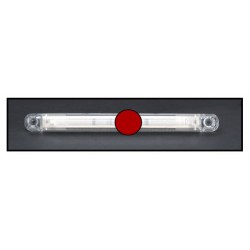 Rampe à LEDS Rouge en applique - I450492