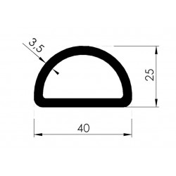 Profil Glissière Double - D800120