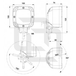 Phare de Recul à LEDS "Reversing" - I060035