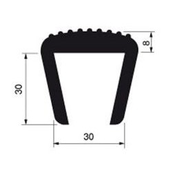 Protection PVC Ep30mm / L3.5m - G800010