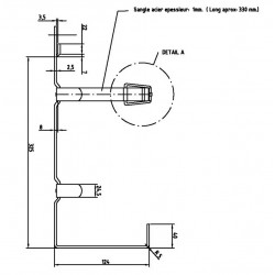 Support extincteur 6 kg - I800700