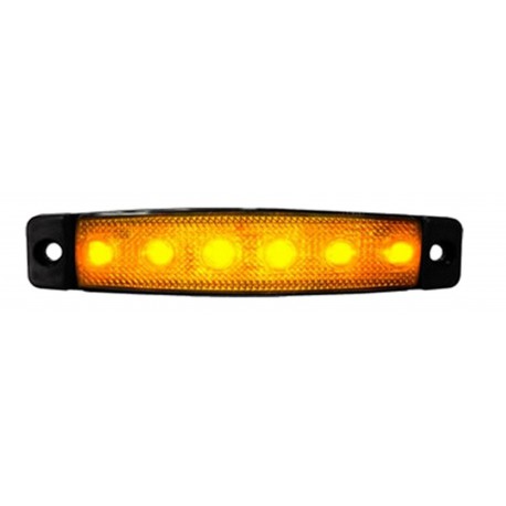 FEU DE POSITION AMBRE 6 LEDS 2