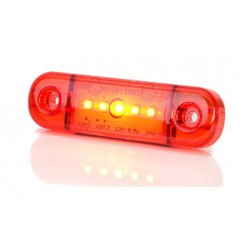 FEU POS AR PLAT 5 LEDS ROUGE