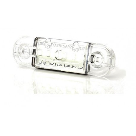 FEU POS Avt PLAT 6 LEDS BLANC