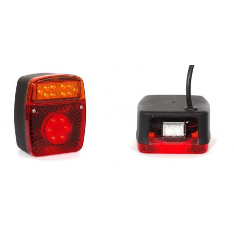 Lanterne Arrière à LEDS 4F (remorques bagagères) - I500900 Lanterne Arrière à LEDS 4F (remorques bagagères) - I500900