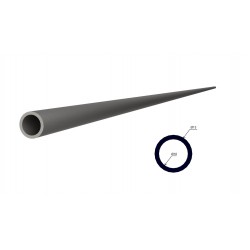 TUBE 13x15 zingue 4800mm