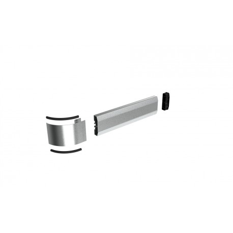 Kit d'Embout - Simple barre ALU + Profil d'Angle ALU - E------