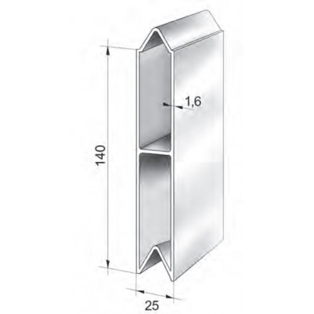 PROFIL DE REHAUSSE H140 66M