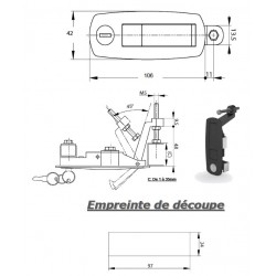 FERMETURE A PRESSION A CLE