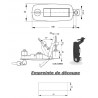 Fermeture Plastique "T" - A700085