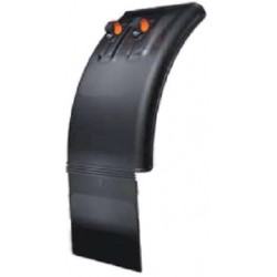 Garde-boue avec bavette anti-dispertion surmoulée + brides intégrées - C050178