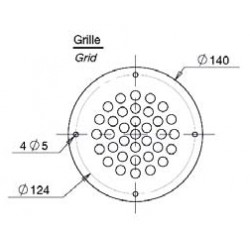 Grille d’aérateur de toit - G950012