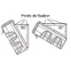 Kit de fixation coffre extincteur - A990200
