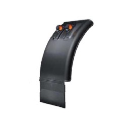 Garde-boue avec bavette anti-dispertion surmoulée + brides intégrées - C050174