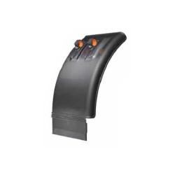 Garde-boue avec bavette anti-dispertion surmoulée + brides intégrées - C050170