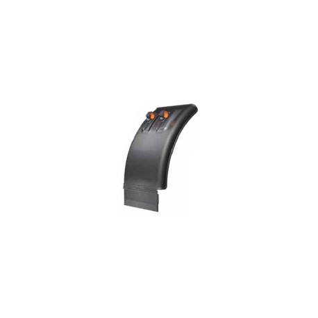 Garde-boue avec bavette anti-dispertion surmoulée + brides intégrées - C050170