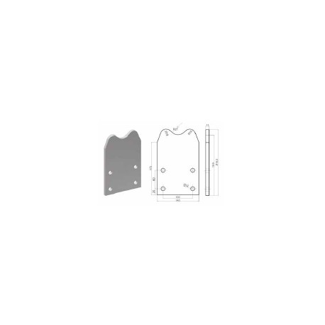 GOUSSETS DE CHASSIS / SUPPORT SCANIA - G500181