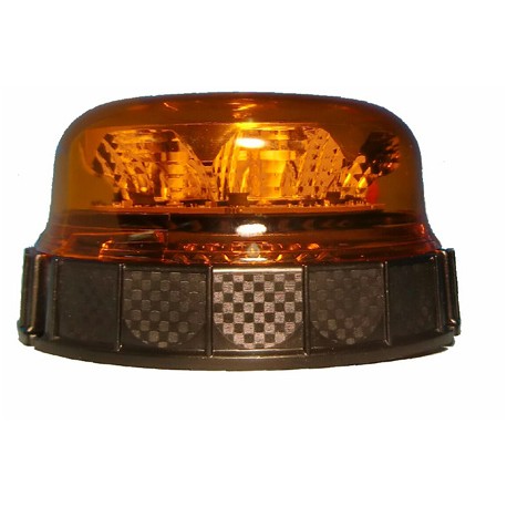 Gyrophare 8 LEDs Base plate 9W  - I000208