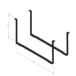 Supports de fixation sous-caisse en «U» 800x500 - A350236