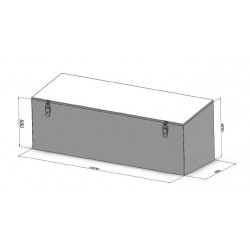 COFFRE DE BENNE 1900x600x600mm - A100251