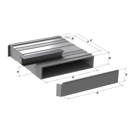 COFFRES À PALETTES 1385x485x2445mm - A600101