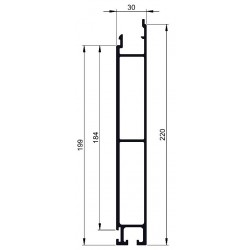 PROFIL INF. BRUT L200 / L7.5M-D800025
