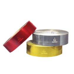 Bande retro-réfléchissante prismatiques (Pour supports rigides) - Jaune I200007