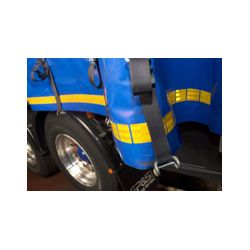 Bande 3M retro-réfléchissante prismatiques (Pour bâches souples) - Blanc  I200087