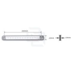 Reglettes d’éclairage d’intérieur à 12V LEDs avec détecteur de mouvement LUMENS