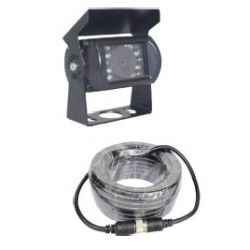 Kit caméra de recul couleur moniteur 16/9 + caméra + câblage -I950255