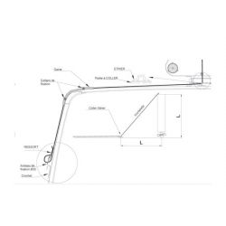 Kit de rabattement  mauel RESMA - I350163R