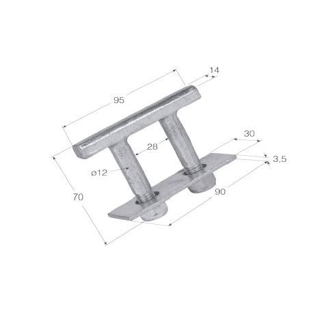 Anneau d'arrimage 6 T - T200120