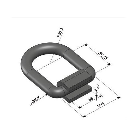 Anneau d'arrimage 12 T - T200110 Anneau d'arrimage 12 T - T200110