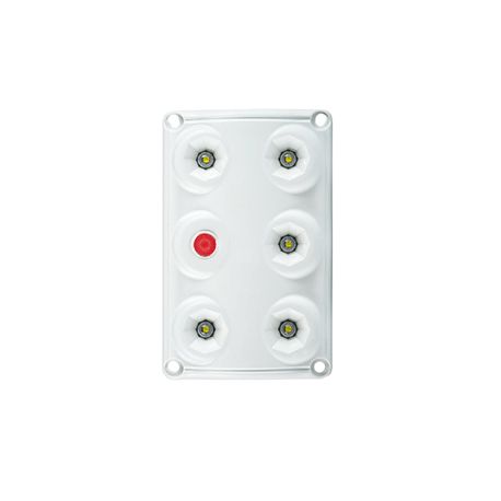 Plafonnier à Leds avec interrupteur et Leds rouge- I600282 Plafonnier à Leds avec interrupteur et Leds rouge- I600282