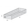 Panier grillagé boulonnable H250mm - A250905P
