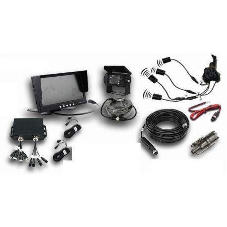 Kit complet caméra de recul avec radars de recul intégrés -I950370