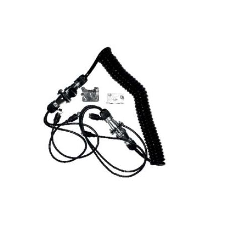 CABLE DE CONNEXION SPIRALE DE 10M pour tracteur + câble spiralé semi-remorque 1 entrée caméra -I950115CR