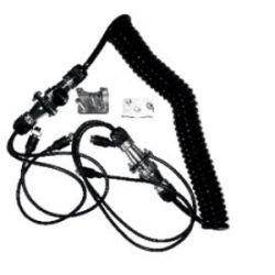 CABLE DE CONNEXION SPIRALE DE 20M pour tracteur + câble spiralé semi-remorque 2 entrées caméra-I950115CR2
