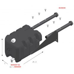 Support fixation chassis -B250030