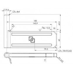 K100127 - ARTICULATION POUR PORTES DE BENNES