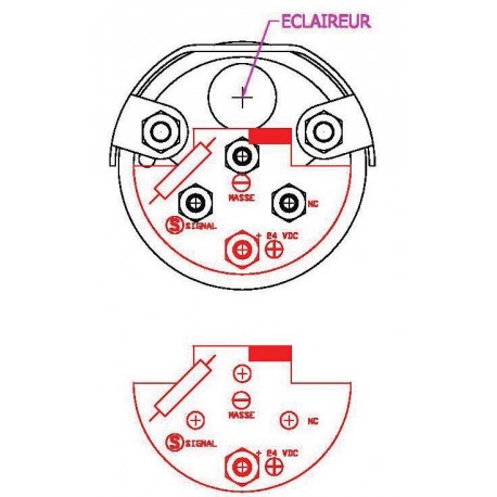 L751013 - RESISTANCE 12-24V POUR JAUGE PLONGEUR RESMA
